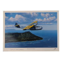 Cole Windham Signed Stan Stokes "Wings Over Waikiki" Lithograph (AIV) at PristineAuction.com