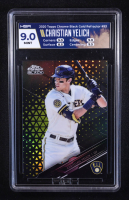 Christian Yelich 2020 Topps Chrome Black Gold Refractors #93 #01/50 (HGA 9) at PristineAuction.com