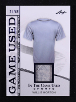 Willie Horton 2025 Leaf ITG Used Sports Game Used Memorabilia Blue Foil JSY #GM51 #21/65 at PristineAuction.com