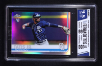 Fernando Tatis Jr. 2019 Topps Chrome Refractors #203 RC (HGA 9.5) at PristineAuction.com