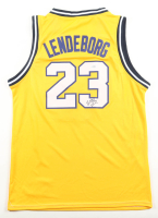 Yaxel Lendeborg Signed Wolverines Jordan Authentic Jersey (JSA) at PristineAuction.com