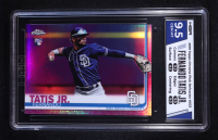 Fernando Tatis Jr. 2019 Topps Chrome Pink Refractors #203 RC (HGA 9.5) at PristineAuction.com