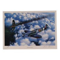 Johnnie Johnson Signed Stan Stokes "Canadian Heroes" Lithograph (AIV) at PristineAuction.com
