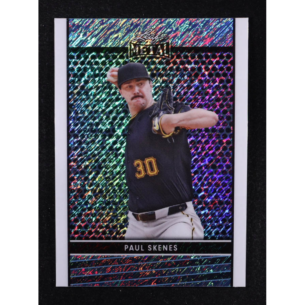 Paul Skenes 2024 Leaf Collective Promo Leaf Light Blue Shimmer #LB5 RC at PristineAuction.com