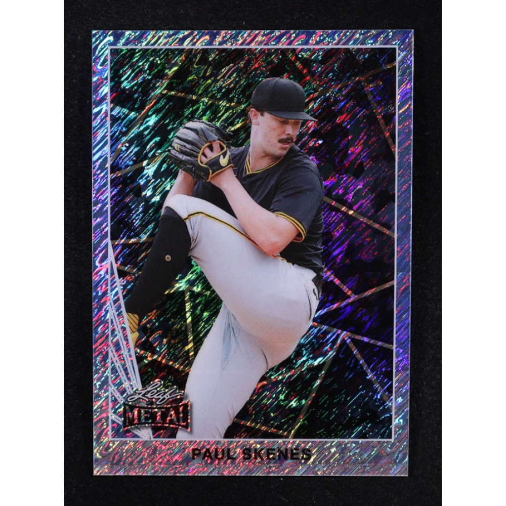 Paul Skenes 2024 Leaf Collective Promo '90 Leaf Shimmer Light Blue #90B5 RC at PristineAuction.com
