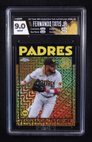 Fernando Tatis Jr. 2021 Topps '86 Topps Silver Pack Chrome Gold Refractors #86BC100 #20/50 (HGA 9) at PristineAuction.com