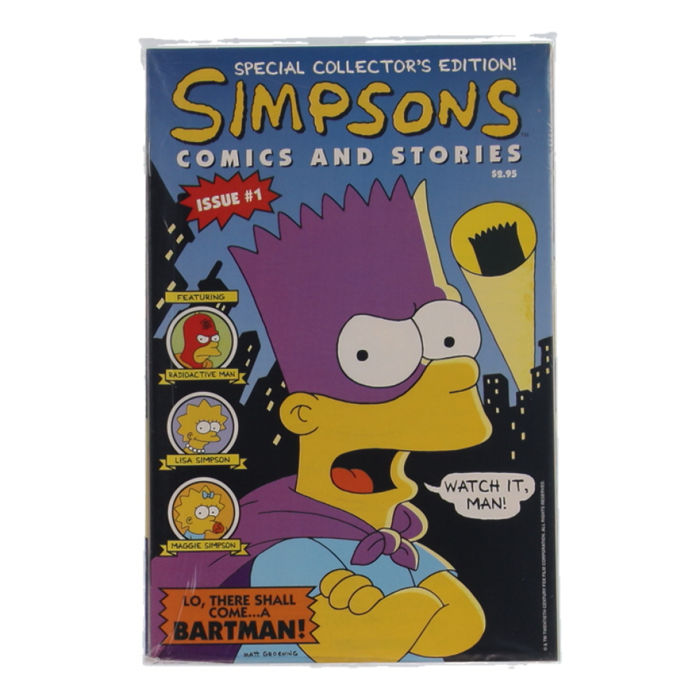 1993 "Simpsons Comics & Stories" Issue #1 Comic Book at PristineAuction.com