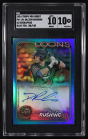 Dalton Rushing 2024 Topps Pro Debut Blue Foil #PD-176 RC #108/150 (SGC 10 | Autograph Graded SGC 10) at PristineAuction.com
