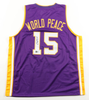 Metta Sandiford-Artest Signed Jersey (Beckett) at PristineAuction.com