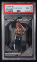 Victor Wembanyama 2023-24 Panini Prizm Emergent #12 RC (PSA 10) at PristineAuction.com