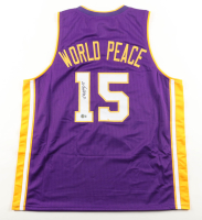 Metta Sandiford-Artest Signed Jersey (Beckett) at PristineAuction.com