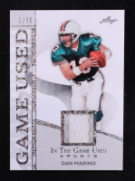 Dan Marino 2025 Leaf ITG Used Sports Game Used Memorabilia Silver Sparkle Foil JSY #GM8 #1/25 at PristineAuction.com
