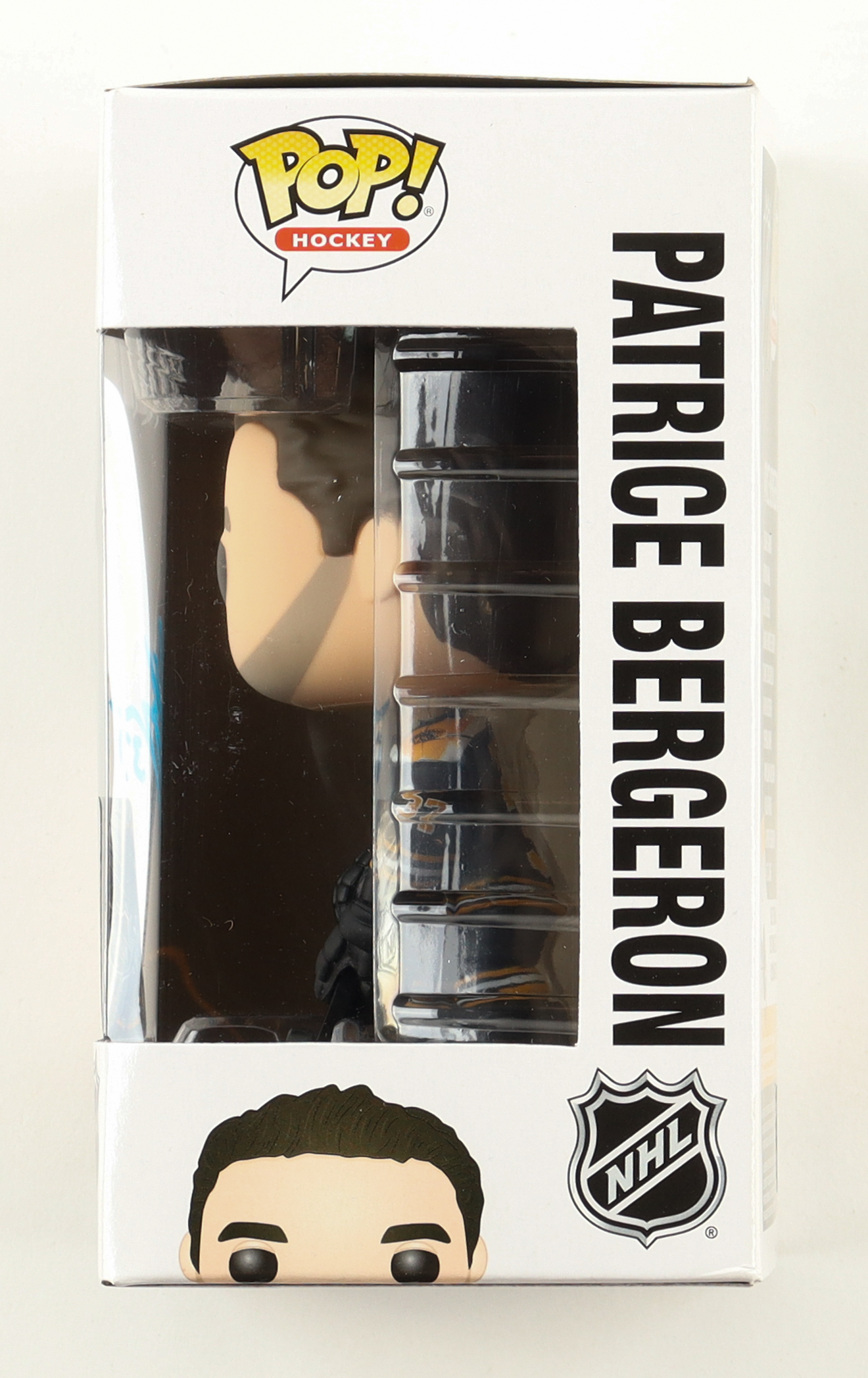 Patrice Bergeron Signed Boston Bruins #42 Funko Pop! Vinyl Figure (Bergeron) at PristineAuction.com Patrice Bergeron Signed Boston Bruins #42 Funko Pop! Vinyl Figure (Bergeron) at PristineAuction.com
