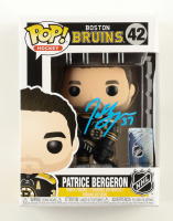 Patrice Bergeron Signed Boston Bruins #42 Funko Pop! Vinyl Figure (Bergeron) at PristineAuction.com