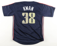 Steven Kwan Signed Jersey (Beckett) at PristineAuction.com