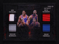 Joe Dumars / Rick Mahorn / Dennis Rodman / Isiah Thomas 2025 Leaf ITG Used Sports To the Victor Goes the Spoils Black #VS9 #2/3 at PristineAuction.com