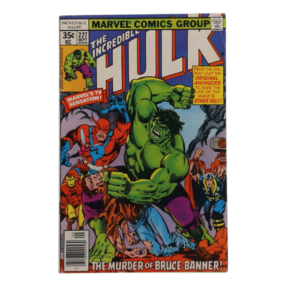 1978 "The Incredible Hulk" Issue #227 Marvel Comic Book at PristineAuction.com