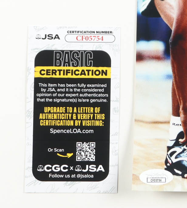 Dee Brown Signed Celtics 8x10 Photo Inscribed "91 NBA Slam Dunk Champ!" (JSA) at PristineAuction.com Dee Brown Signed Celtics 8x10 Photo Inscribed "91 NBA Slam Dunk Champ!" (JSA) at PristineAuction.com