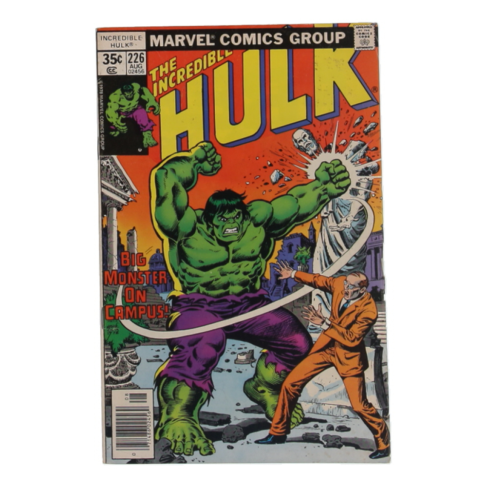 1978 "The Incredible Hulk" Issue #226 Marvel Comic Book at PristineAuction.com