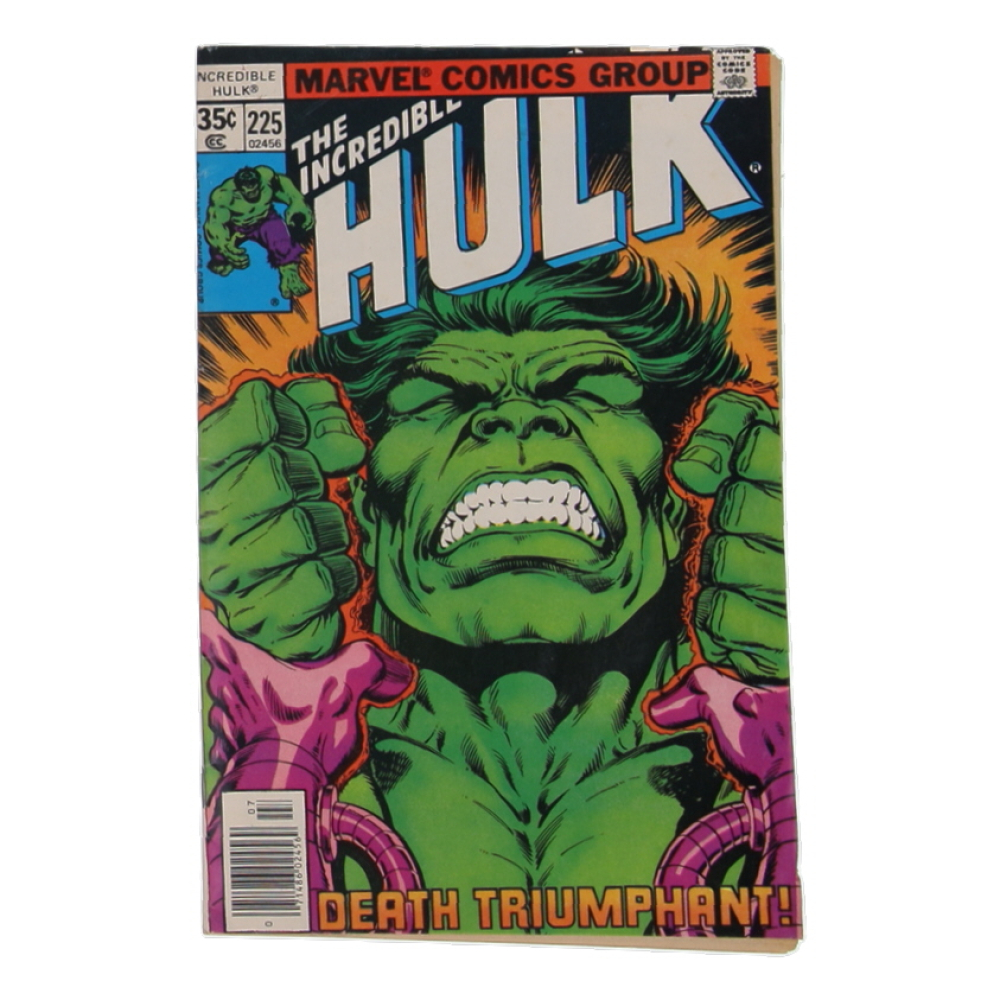 1978 "The Incredible Hulk" Issue #225 Marvel Comic Book at PristineAuction.com