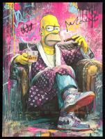 "Father of Leisure" 2026 18x24 Original Painting on Fine Art Paper by Tadas Zaicikas | TedyZet (Zaicikas) at PristineAuction.com