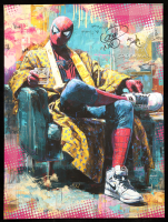 "Spider After Hours" 2026 18x24 Original Painting on Fine Art Paper by Tadas Zaicikas | TedyZet (Zaicikas) at PristineAuction.com