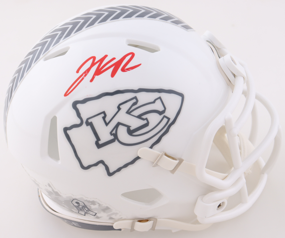 Jalen Royals Signed Chiefs Salute to Service Alternate Speed Mini Helmet (JSA) at PristineAuction.com Jalen Royals Signed Chiefs Salute to Service Alternate Speed Mini Helmet (JSA) at PristineAuction.com