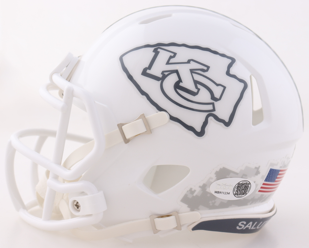 Jalen Royals Signed Chiefs Salute to Service Alternate Speed Mini Helmet (JSA) at PristineAuction.com Jalen Royals Signed Chiefs Salute to Service Alternate Speed Mini Helmet (JSA) at PristineAuction.com