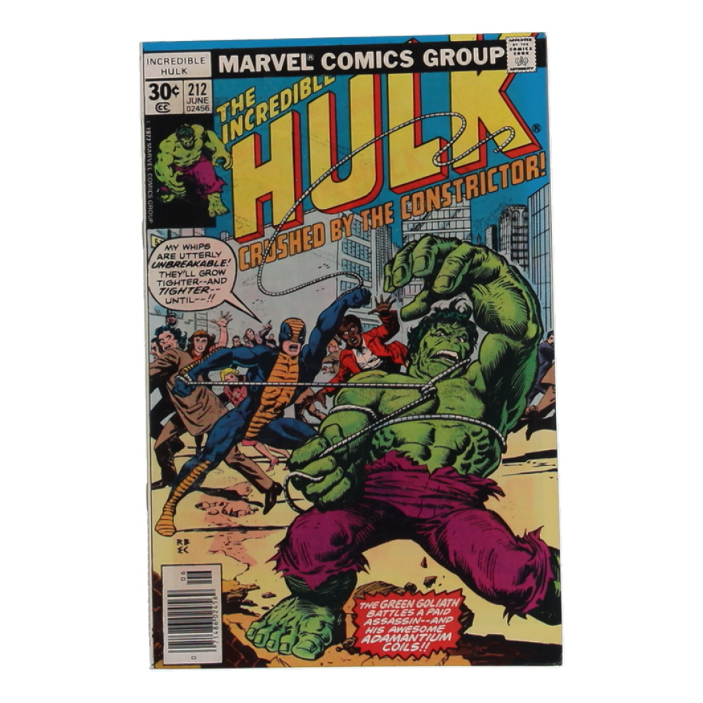 1977 "The Incredible Hulk" Issue #212 Marvel Comic Book at PristineAuction.com
