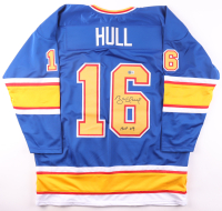 Brett Hull Signed Jersey Inscribed "HOF 09" (Beckett) at PristineAuction.com
