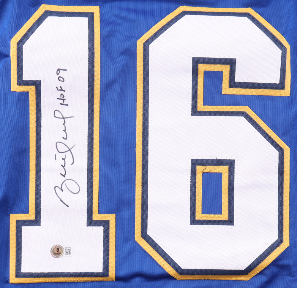 Brett Hull Signed Jersey Inscribed "HOF 09" (Beckett) at PristineAuction.com Brett Hull Signed Jersey Inscribed "HOF 09" (Beckett) at PristineAuction.com