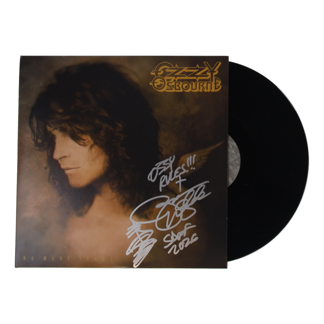 Zakk Wylde Signed Ozzy Osbourne "No More Tears" Vinyl Record Album With Hand-Drawn Guitar Sketch Inscribed "Ozzy Rules!!!" & "SDMF 2024" (JSA) at PristineAuction.com Zakk Wylde Signed Ozzy Osbourne "No More Tears" Vinyl Record Album With Hand-Drawn Guitar Sketch Inscribed "Ozzy Rules!!!" & "SDMF 2024" (JSA) at PristineAuction.com