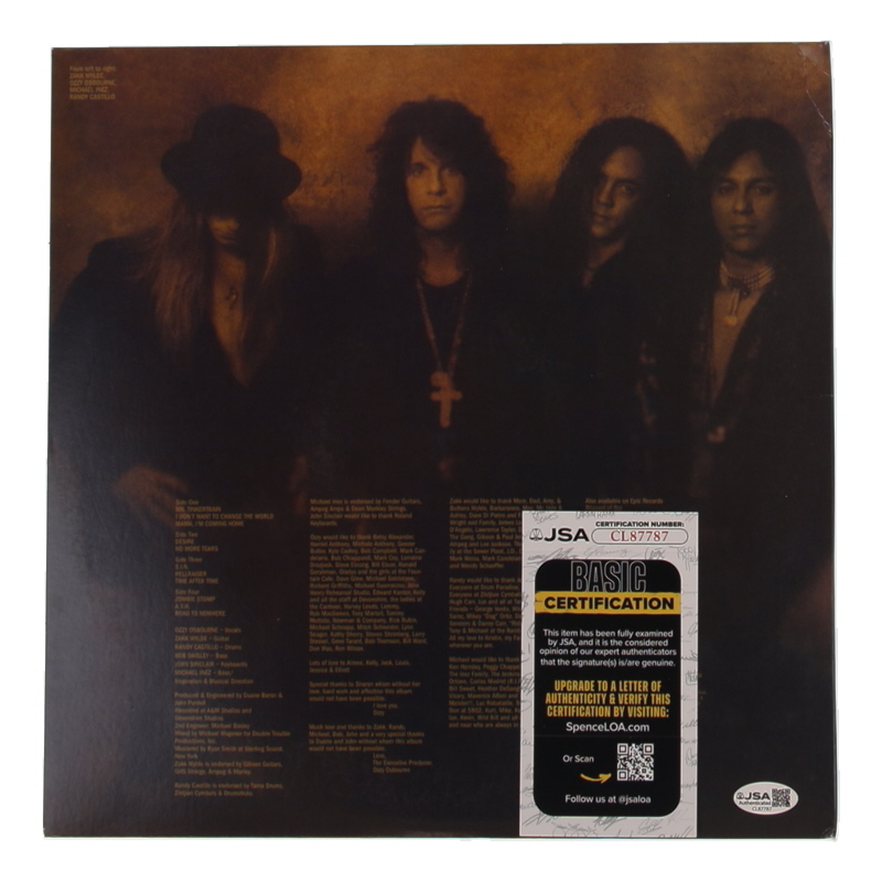 Zakk Wylde Signed Ozzy Osbourne "No More Tears" Vinyl Record Album With Hand-Drawn Guitar Sketch Inscribed "Ozzy Rules!!!" & "SDMF 2024" (JSA) at PristineAuction.com Zakk Wylde Signed Ozzy Osbourne "No More Tears" Vinyl Record Album With Hand-Drawn Guitar Sketch Inscribed "Ozzy Rules!!!" & "SDMF 2024" (JSA) at PristineAuction.com