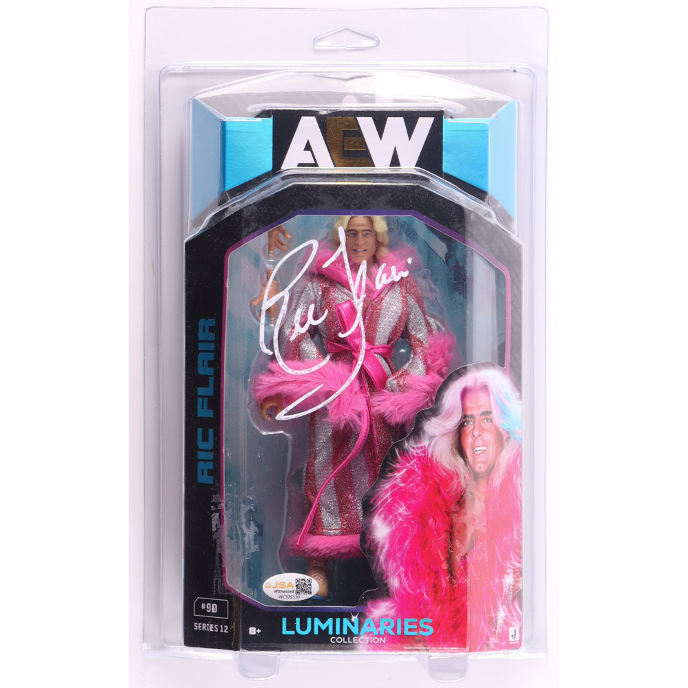 Ric Flair Signed AEW Luminaries Collection Action Figure (JSA) at PristineAuction.com