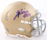 Jadarian Price Signed Notre Dame Fighting Irish Speed Mini Helmet (JSA) at PristineAuction.com