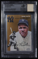 Babe Ruth 2023 Topps Chrome Platinum Anniversary #312 With Exhibition Used Pants Worn Swatch (BGS) at PristineAuction.com