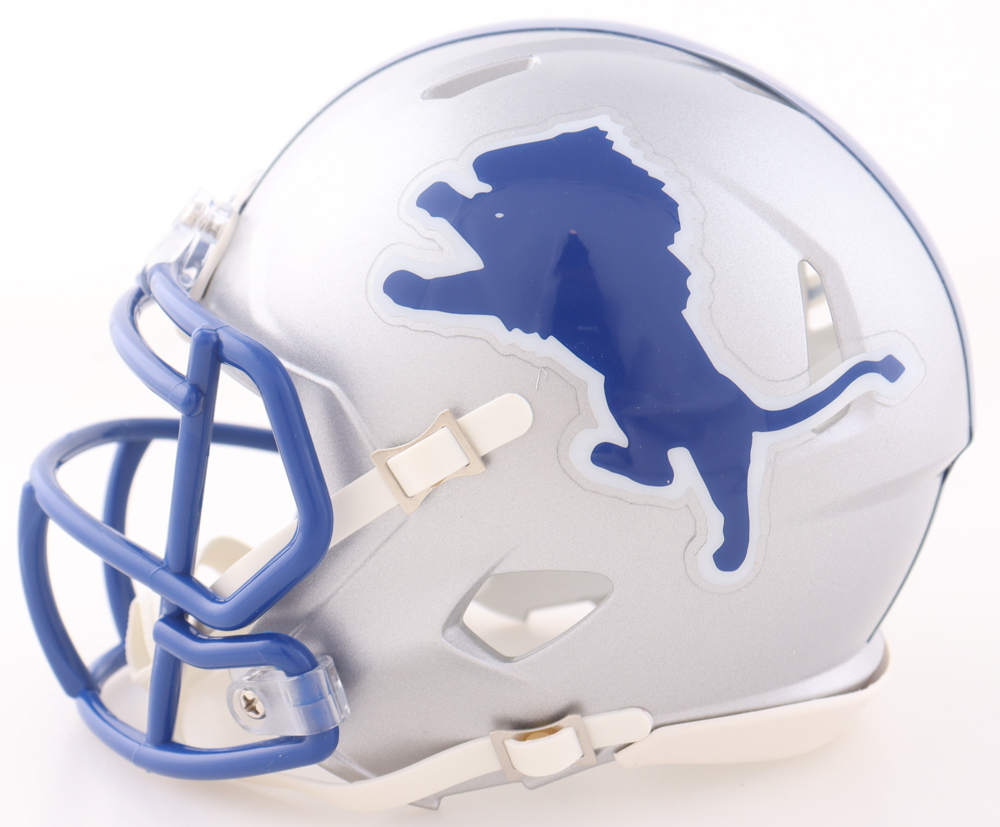 Herman Moore Signed Lions Throwback Speed Mini Helmet (JSA) at PristineAuction.com Herman Moore Signed Lions Throwback Speed Mini Helmet (JSA) at PristineAuction.com