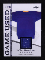 Marcus Dupree 2025 Leaf ITG Used Sports Game Used Memorabilia Blue Foil JSY #GM30 #39/45 at PristineAuction.com