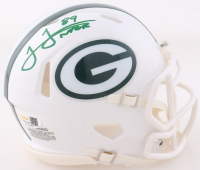 James Jones Signed Packers Speed Mini Helmet (JSA) at PristineAuction.com