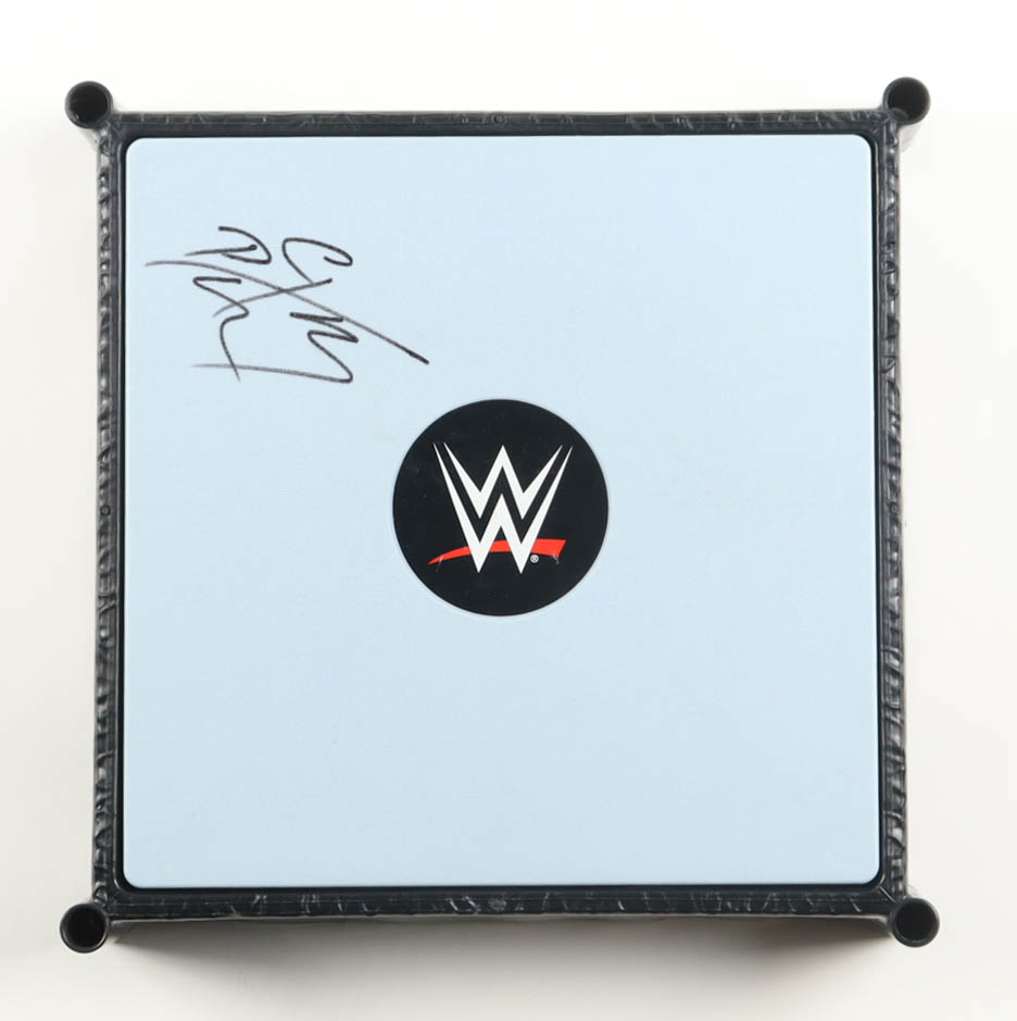 CM Punk Signed WWE Mini Wrestling Ring at PristineAuction.com CM Punk Signed WWE Mini Wrestling Ring at PristineAuction.com