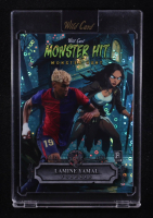 Lamine Yamal 2025 Wild Card Haunted Hits Monster Hunt Disco Teal #MHWHLY RC #1/1 at PristineAuction.com