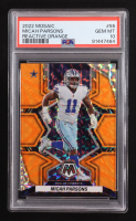 Micah Parsons 2022 Panini Mosaic Mosaic Reactive Orange #55 (PSA 10) at PristineAuction.com