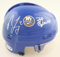 Johnny Boychuk & Nick Leddy Signed Islanders Mini Helmet (YSMS) at PristineAuction.com