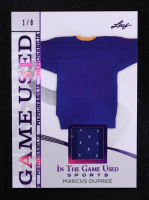 Marcus Dupree 2025 Leaf ITG Used Sports Game Used Memorabilia Purple Foil JSY #GM30 #1/8 at PristineAuction.com