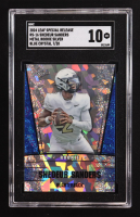 Shedeur Sanders 2024 Leaf Metal Special Release Rookie Silver Cracked Ice Blue #RS16 #7/20 RC (SGC 10) at PristineAuction.com