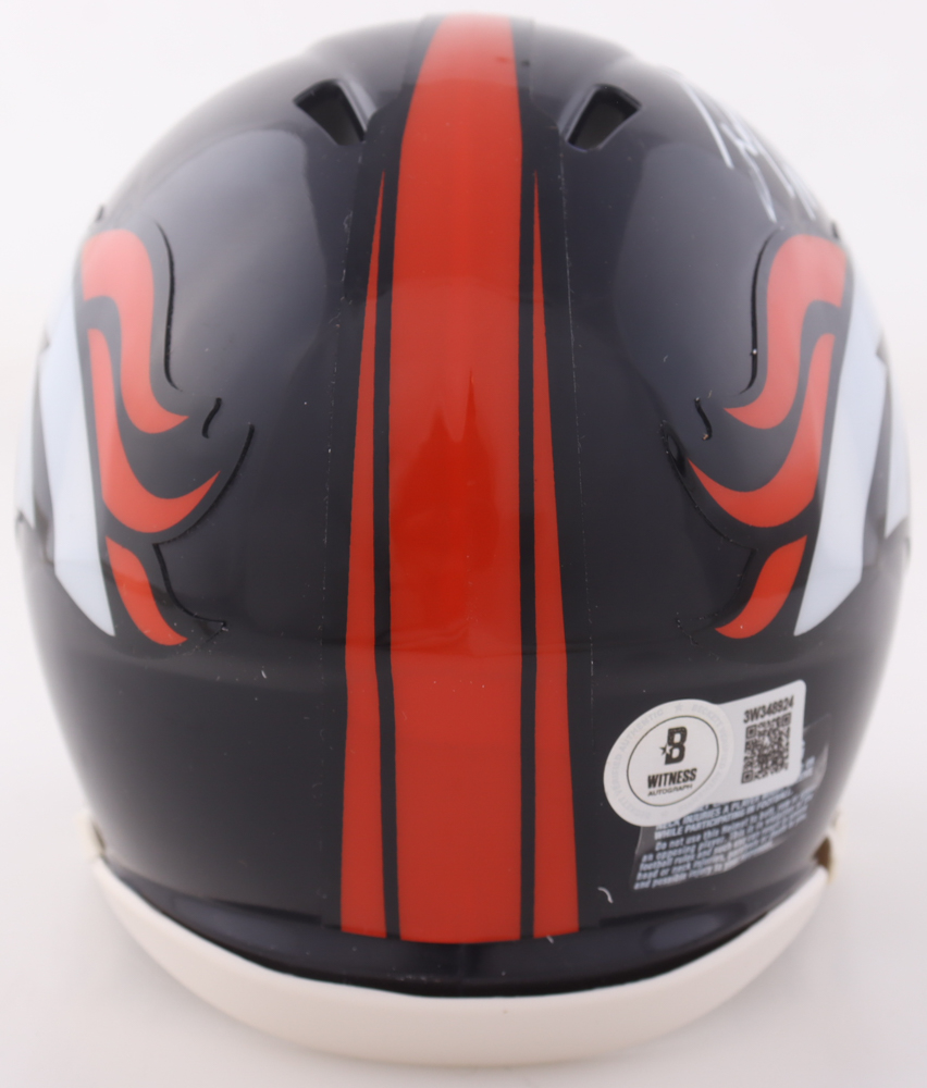 Derek Wolfe Signed Broncos Speed Mini Helmet Inscribed "SB 50 Champs!" (Beckett) at PristineAuction.com Derek Wolfe Signed Broncos Speed Mini Helmet Inscribed "SB 50 Champs!" (Beckett) at PristineAuction.com