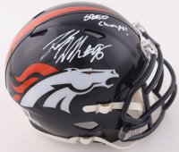 Derek Wolfe Signed Broncos Speed Mini Helmet Inscribed "SB 50 Champs!" (Beckett) at PristineAuction.com