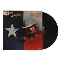Willie Nelson Signed "The Minstrel Man" Vinyl Record Album (JSA) at PristineAuction.com