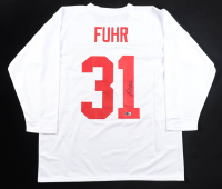 Grant Fuhr Signed Jersey (Beckett) at PristineAuction.com