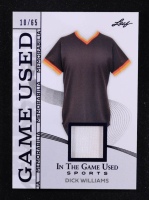 Dick Williams 2025 Leaf ITG Used Sports Game Used Memorabilia Blue Foil JSY #GM13 #10/65 at PristineAuction.com